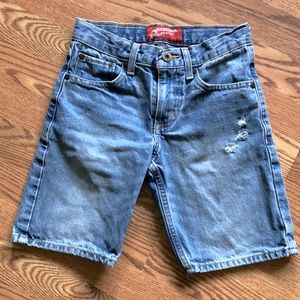 Arizona Jean Co. Girls Bermuda Style Denim Shorts